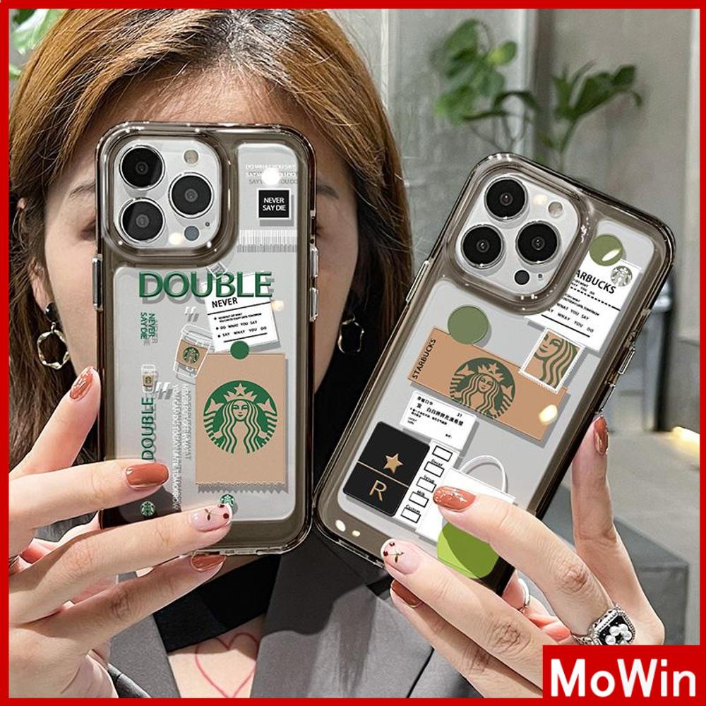 For iPhone 14 Pro Max iPhone Case Acrylic Hard Case HD Clear Case  Plating Button Shockproof Star Coffee Black Compatible with iPhone 13 Pro max 12 Pro Max 11 xr xs max 7Plus