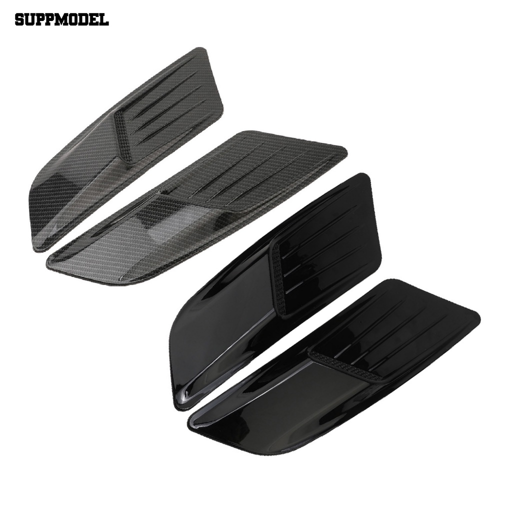 Suppmodel 2Pcs Exterior Air Outlet Frame Trim Untuk Kendaraan Dekoratif Aliran Udara Intake Cover Indah