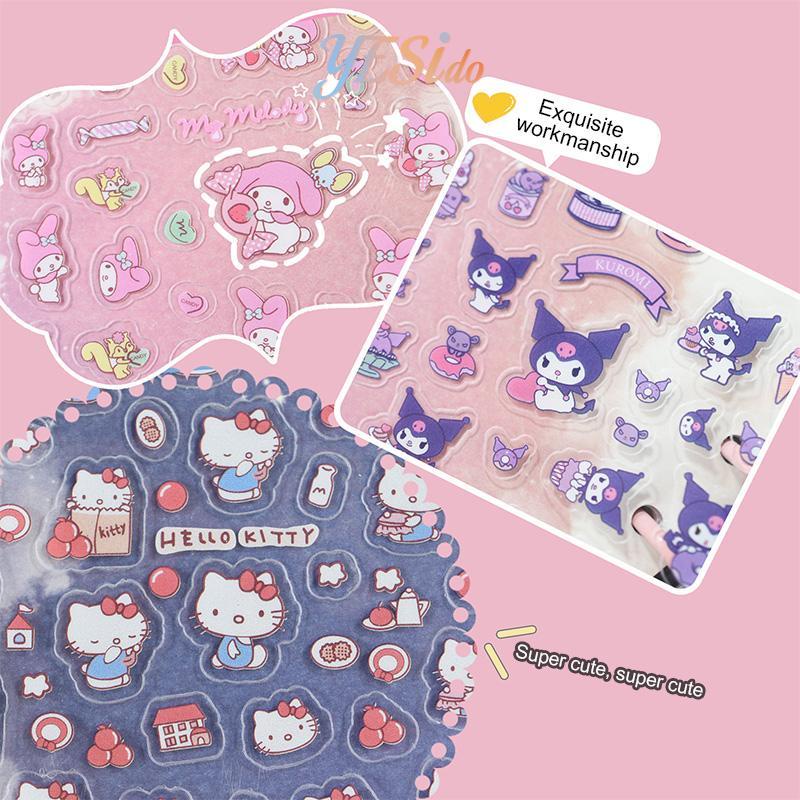 

[COD✨Ready stock]Stiker Kartun Karakter Sanrio Kuromi Melody DIY Lucu Stiker Untuk Dekorasi-YES