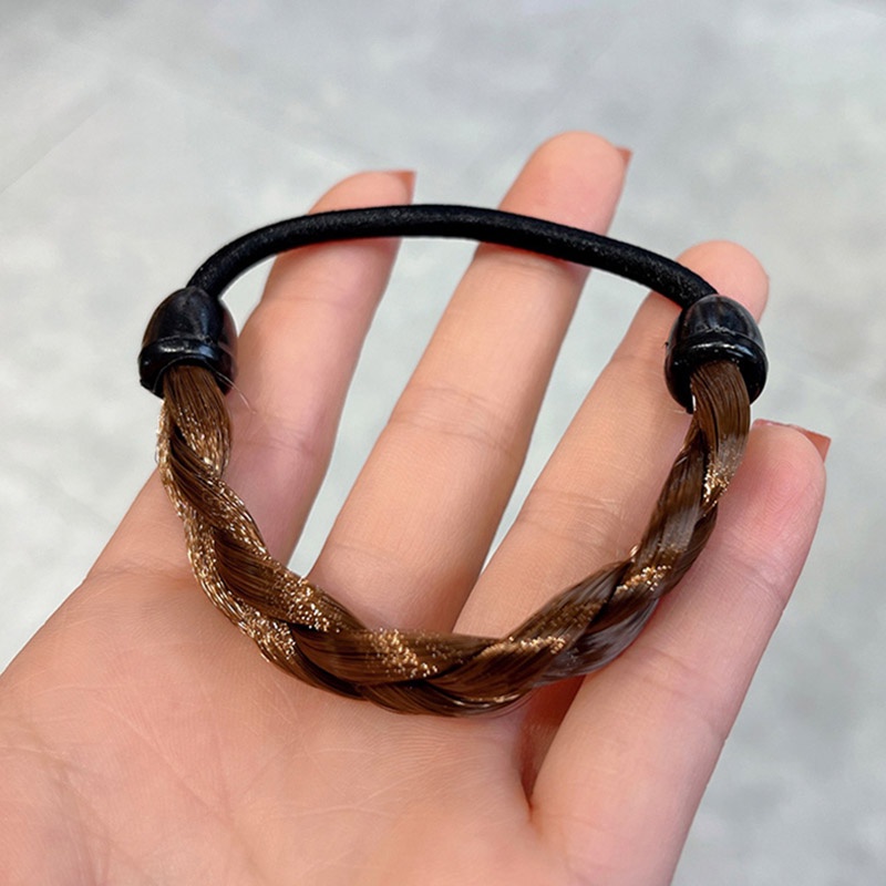 Gaya Baru Wig Unik Twist Kepang Ikat Kepala Karet Kecil Ikat Rambut Hair Tie