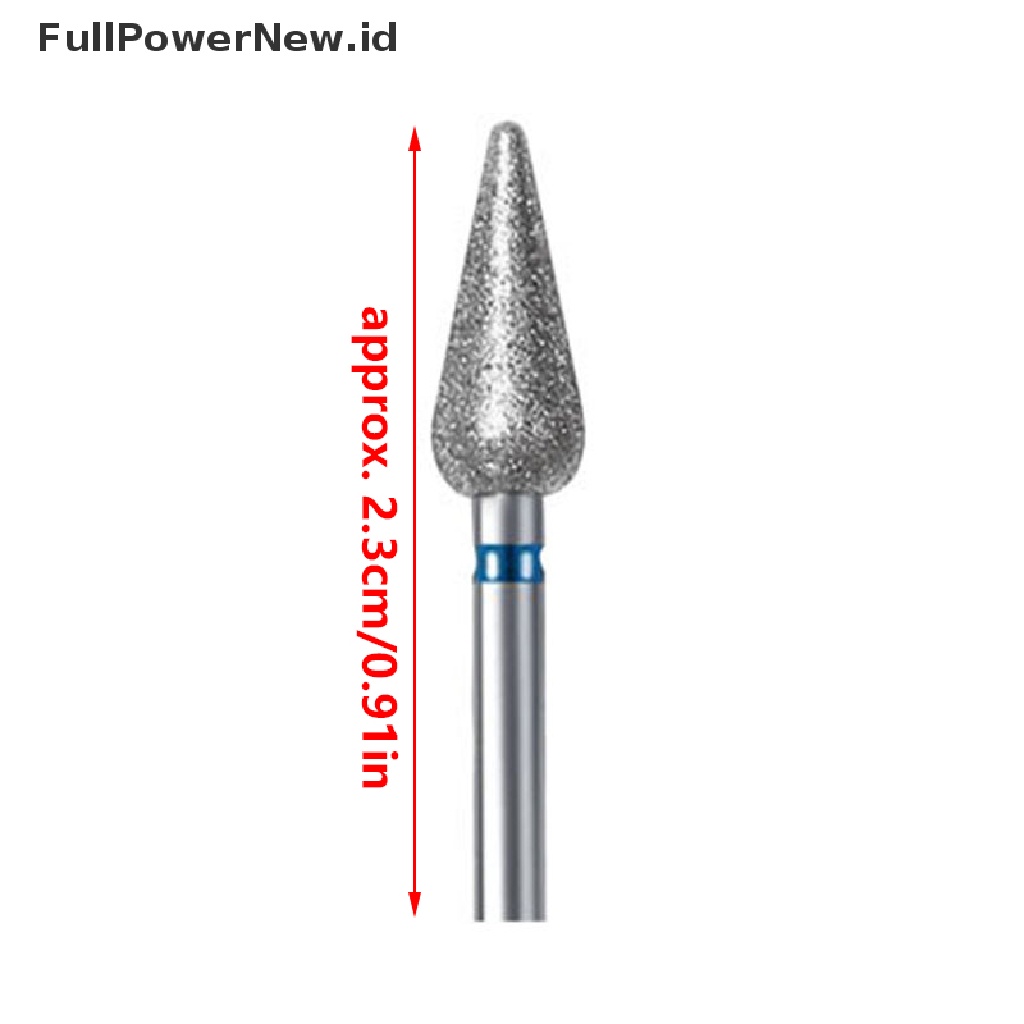 Power Diamond Mata Bor Kuku Pembersih Kutikula Manicure Pedicure Remover Tools ID