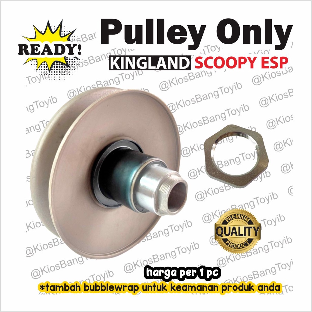 Pully Pulley Puli Only HONDA Scoopy Esp FI (Kingland)