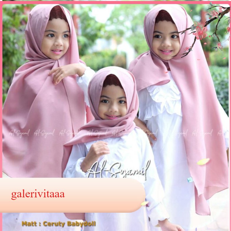 Hijab Anak Bayi Model Pasmina Warna