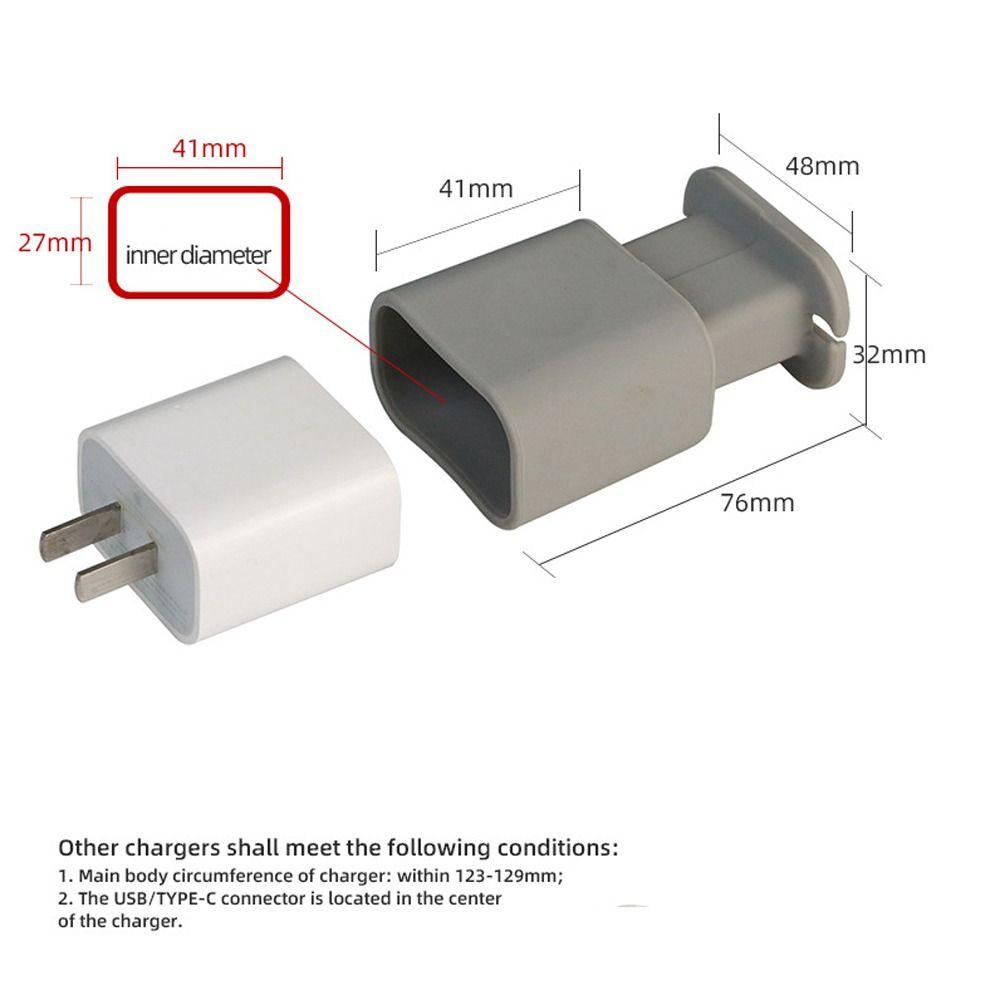 Rebuy Kabel Data Organizer Anti Lilitan Bobbin Winder Pelindung Case Cover Pencegah Jatuh Sambung Winding Organizer Charger Adaptor Protect Cover Charger Pelindung Lengan