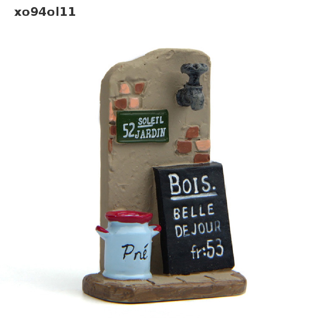 Xo1:12rumah Boneka Miniatur Kran Ketel Model Baliho Lanskap Mikro Dekorasi Pemandangan Hidup Mainan Aksesoris Rumah Boneka Desktop Ornamen OL