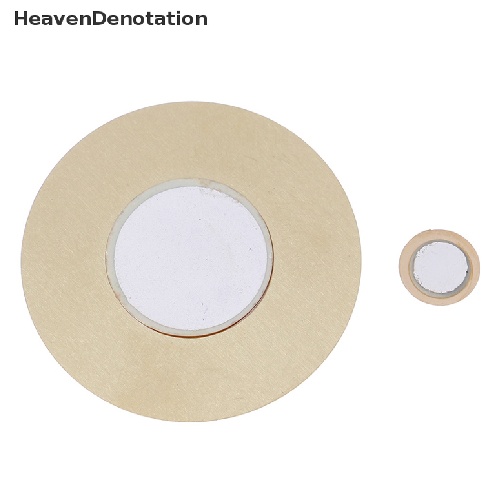 [HeavenDenotation] 10pcs 12-50mm piezo Elemen sounder sensor pad Pemicu Bulat drum disc Tembaga HDV