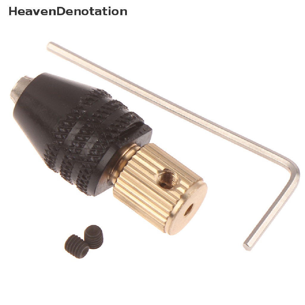 [HeavenDenotation] 0.5-3.2 mm Mata Bor Motor Listrik Micro Drill Chuck Hex Drill Chuck Adapter HDV