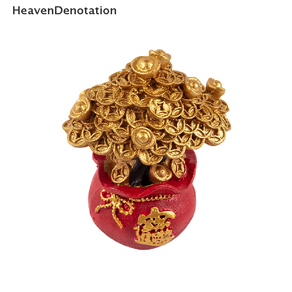 [HeavenDenotation] Chinese Feng Shui Decor Pohon Uang Untuk Kekayaan Dan Keberuntungan Berkah Tas Hiasan Meja Hiasan Kue Dekorasi Rumah Hadiah Untuk Kekayaan Dan Keberuntungan HDV