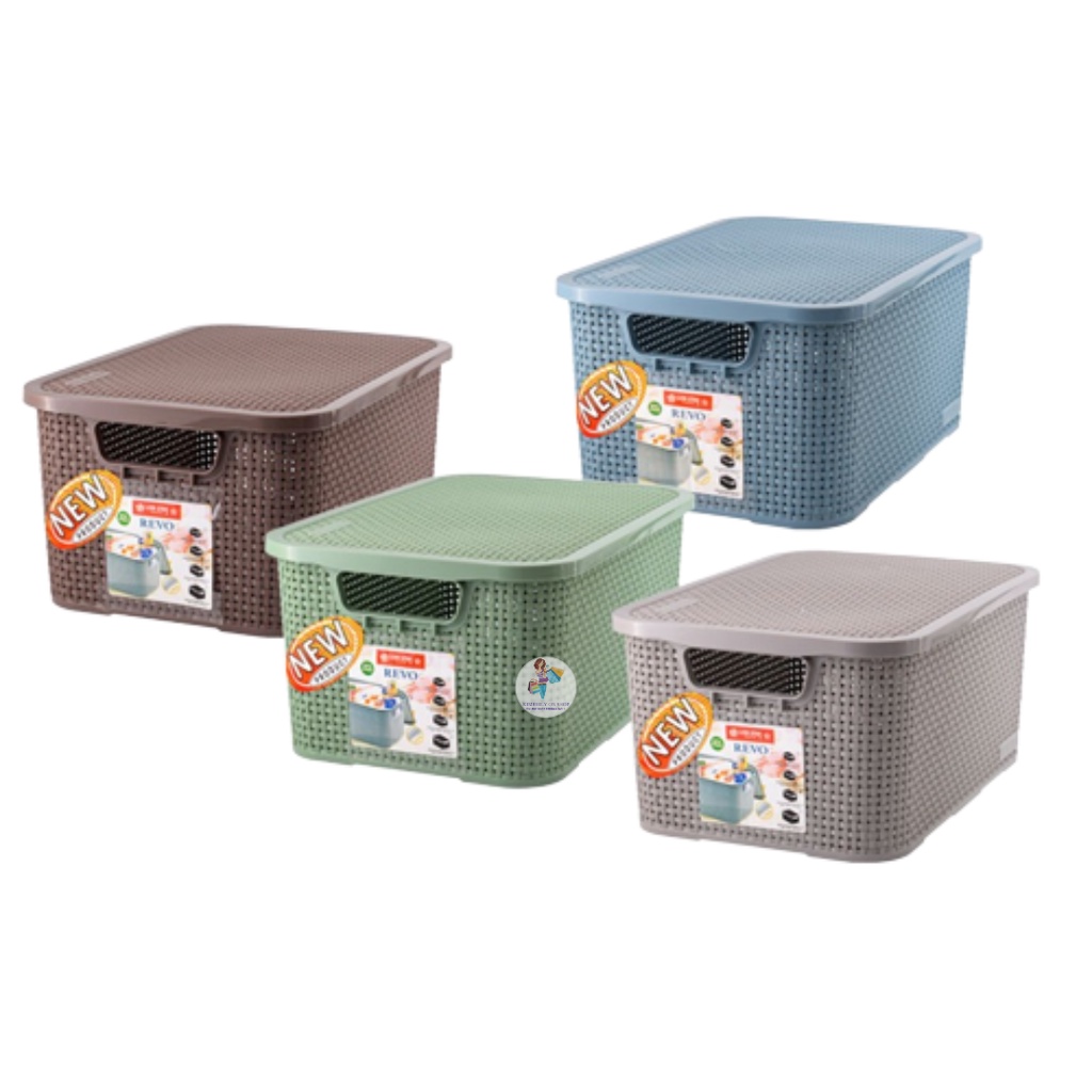 Keranjang Plastik Serbaguna Revo Storage Box No 12 CA 15  Lion Star