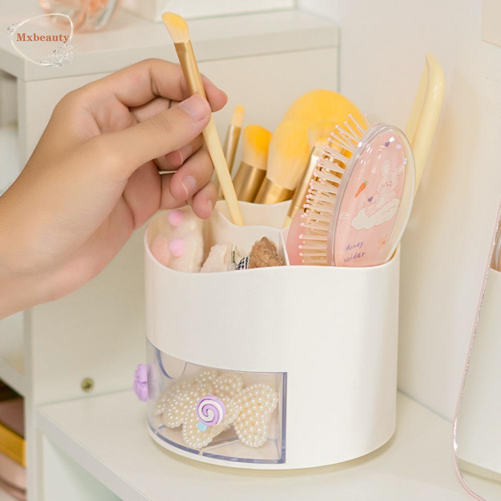 Mxbeauty Rotatable Pen Holder Baru Trendi Multifungsi Kantor Sekolah Siswa Rumah Desktop Storage Box