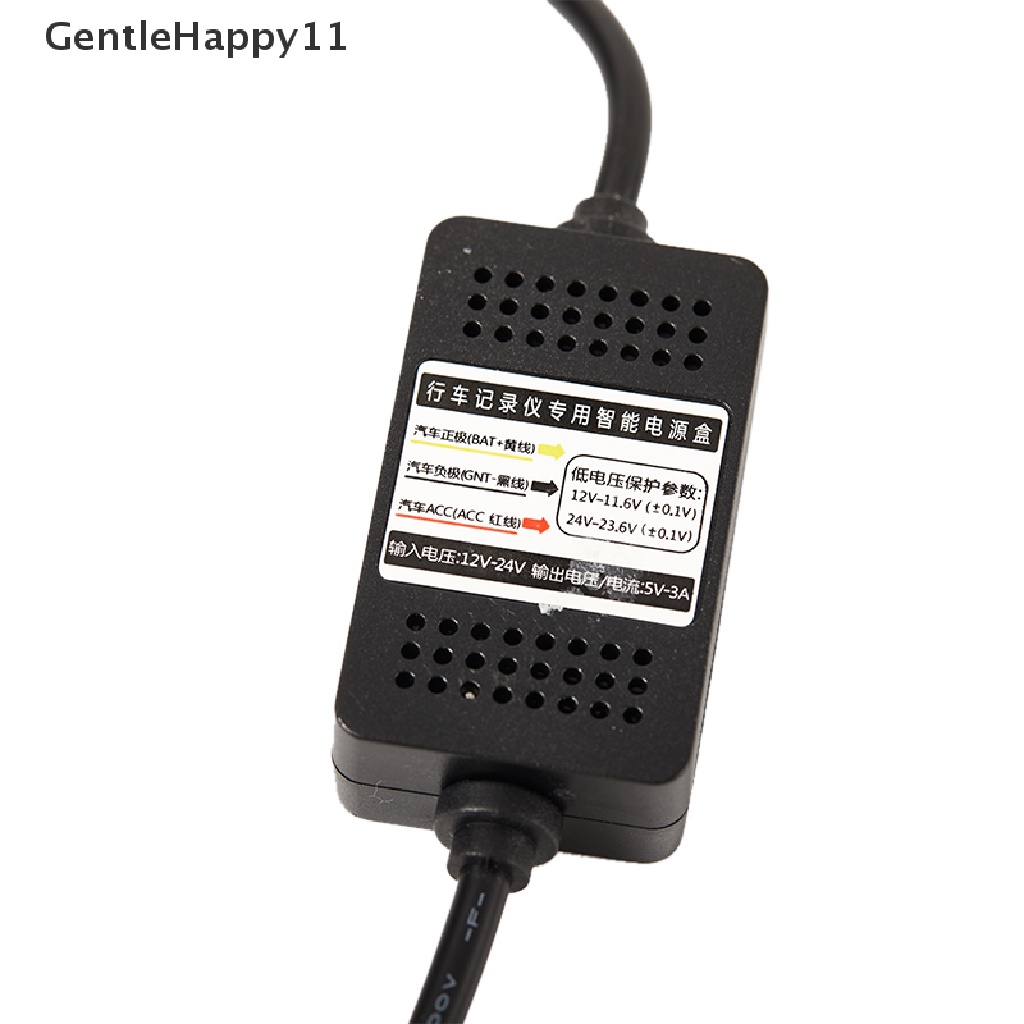 Gentlehappy Mini Micro USB Car Dash Camera Cam Kawat Keras DVR Hardwire Kit Untuk XiaoMi 70Mai Y id
