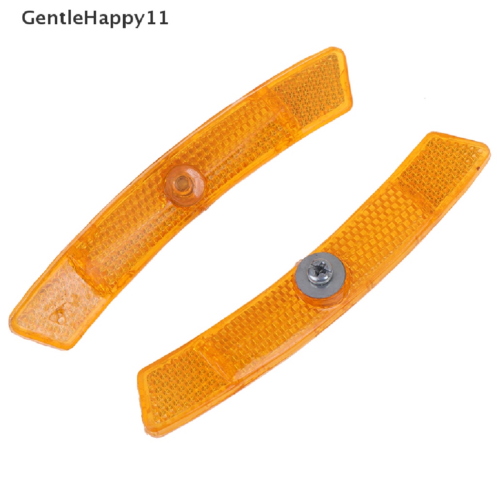 Gentlehappy 2pcs Sepeda Spoke Reflektor Safety Warning Light Wheel Rim Reflektif Light id