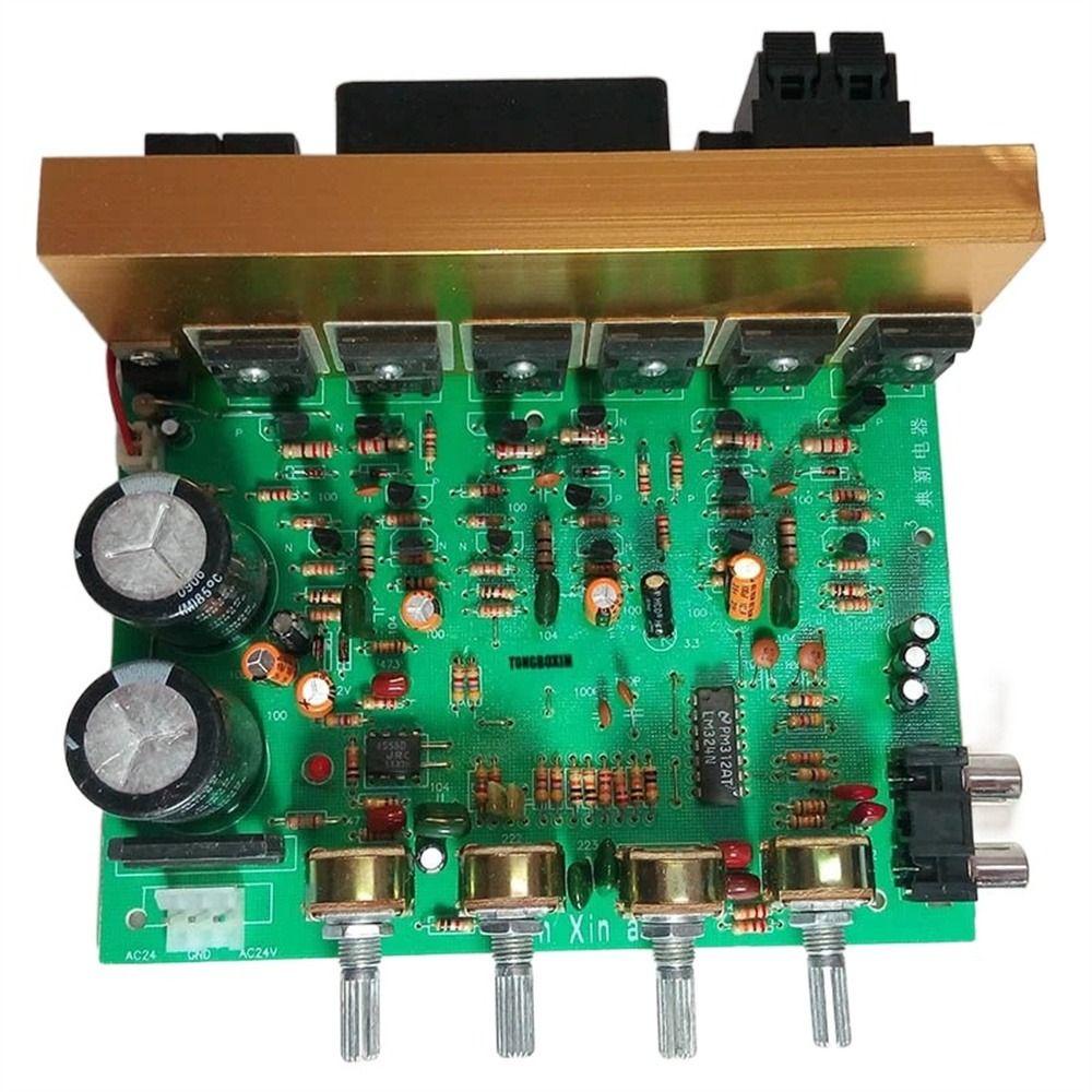 Kit Elektronik Audio Amplifier AUGUSTINA DX-2.1 High Power Subwoofer Daya Besar 2.1 Channel Suara|Papan Amplifier Papan