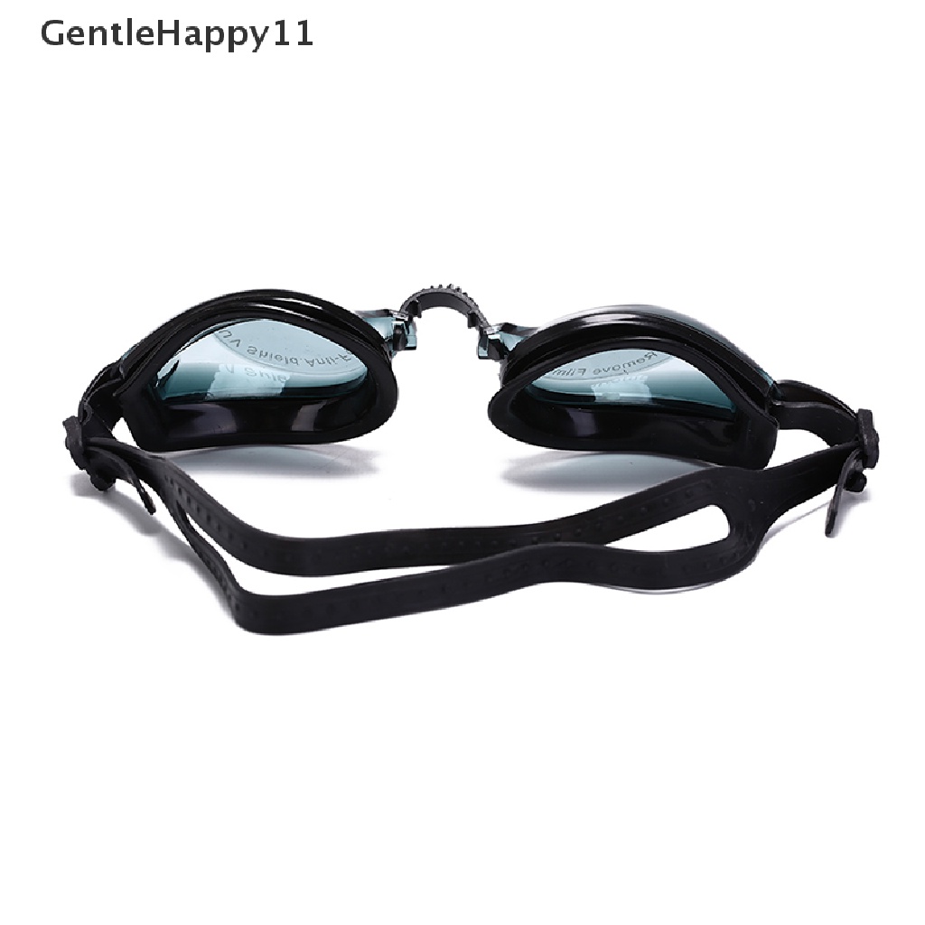 Gentlehappy 1pc Kacamata Renang Dewasa goggles underwater diving eyeglasses with earplug  Id