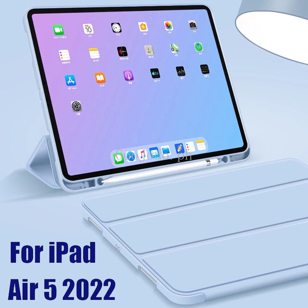 Folio Case Untuk iPad Air 5th Gen2022/ Air 4th Gen2020 10.9 ''10.2 9.7 Pro 11stand Smart Cover Dengan Tempat Pensil