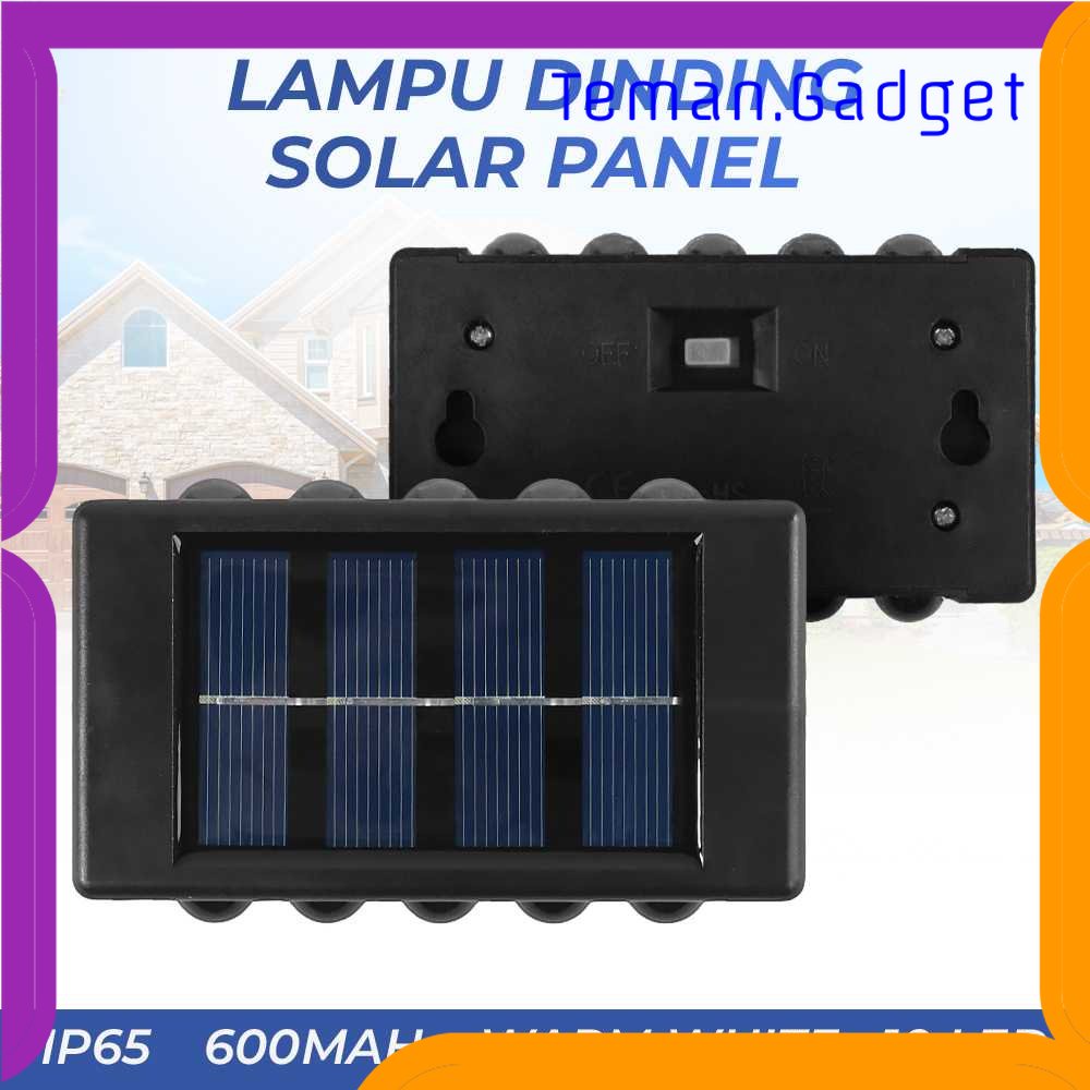 TG - LMP HOLIDAY Lampu Dinding Solar Outdoor Modern IP65 600mAh Warm White - H6
