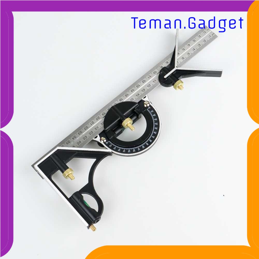 TG - ATK SILVERLINE 3 in 1 Penggaris Multifungsi Adjustable Angle 30cm - 991857
