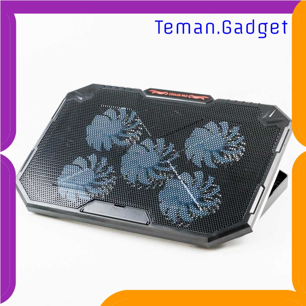 TG - KMP Deek-Robot Notebook Cooling Pad 17 Inch RGB 1400 RPM 5 Fans - YL-018