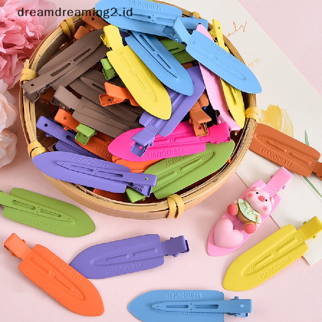 (dream) 5pcs Permen Warna-Warni Berlian Imitasi Gaya Salon Kecantikan Jepit Rambut Profesional Hairdressing Makeup Tools Hair Clip Untuk Anak Perempuan//