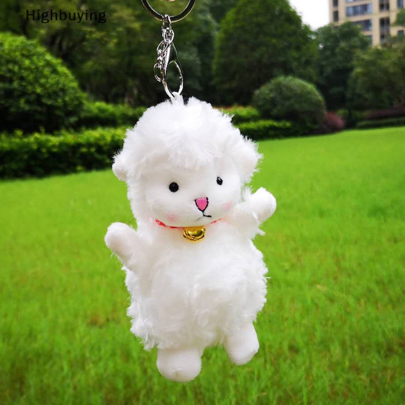 Hbid Mainan Boneka Plush Domba Baru Sheep Doll Gantungan Kunci Anak Liontin Sheep Little Bell Glory