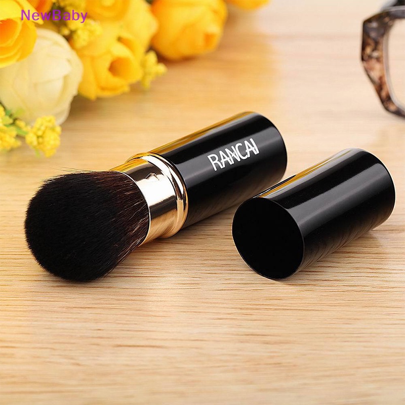 Newbaby 1pc Sikat Makeup Ditarik Foundation Blending Face Brush Alat Kosmetik ID