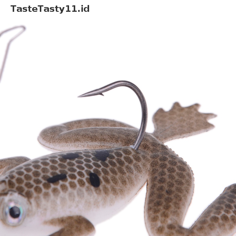 Tastetasty Frog Snakehead Fishing Lure Pensil Pancing Ikan Kecil Umpan Buatan Bass Hook.