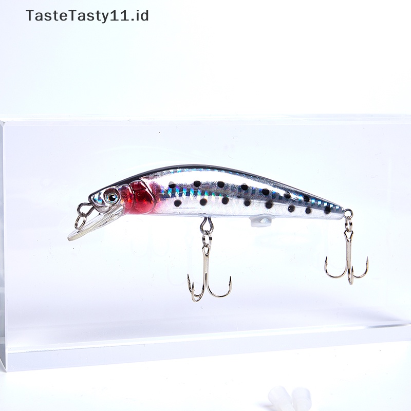 Tastetasty Lures Umpan Buatan USB Rechargeable Light LED Elektrik Alat Pancing Mirip Hidup.