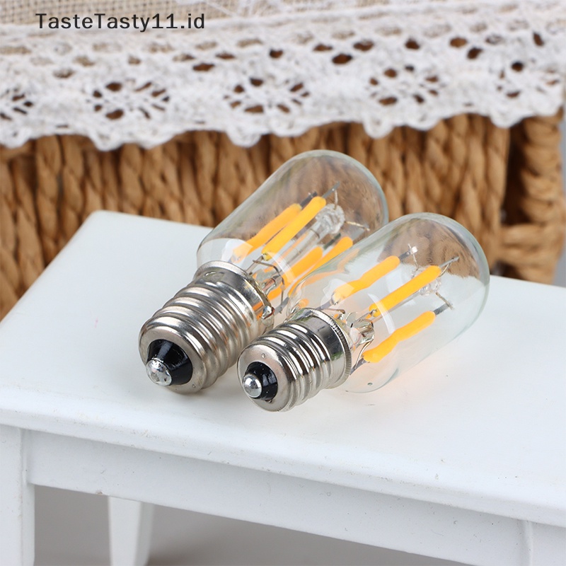 Tastetasty 1Pc T20 2W Dimmable Led Bulbs E12 E14 Tubular Led Filament Lampu Malam Mini.