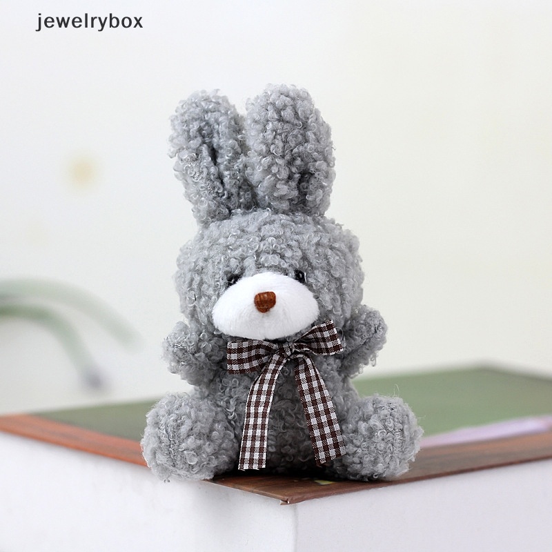 [jewelrybox] 11 cm Cute Rabbit Bow Plush Stuffed Doll Dasi Bunny Bantal Lembut Mainan Mewah Anak Hadiah Butik