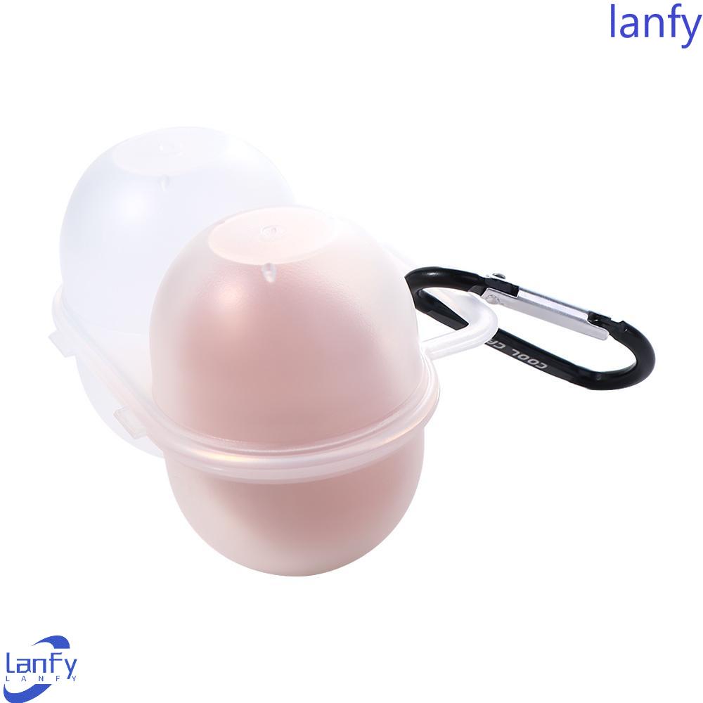 Lanfy Kotak Penyimpanan Telur 2kisi Organizer Case Storage Box Tempat Telur