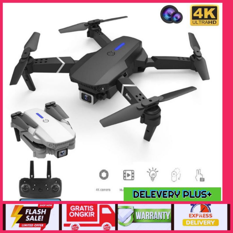 Drone Pro Shoot E88 Smart Controller 4K Set Komplit