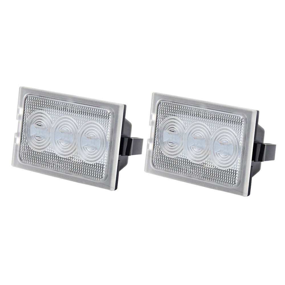 2pcs Lampu Plat Nomor LED Putih Kecerahan Tinggi Untuk Land Rover Discovery 3 Discovery4Freelander 2rang Rover Sport