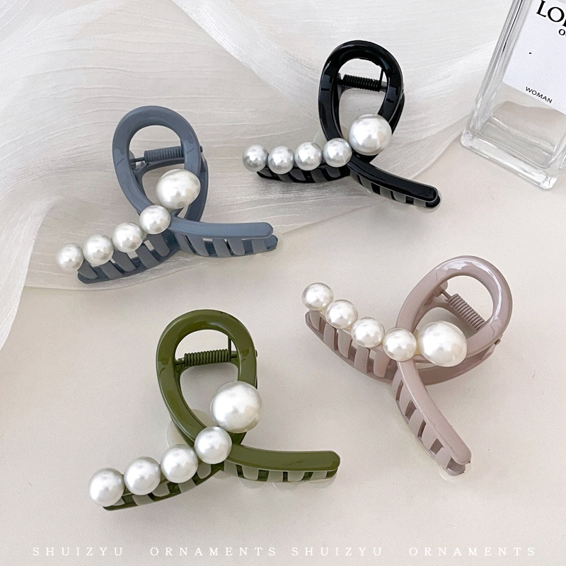 Mutiara Kecil Merapat Fashion Korea2023Baru Kembali Kepala Hair Clip Hair Clip Hairpin