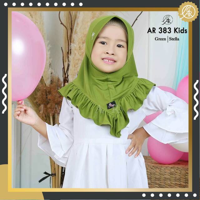 Hijab Anak Perempuan 5 Tahun AR 383 Hijab Arrafi Jilbab Anak Pet Antem Rempel