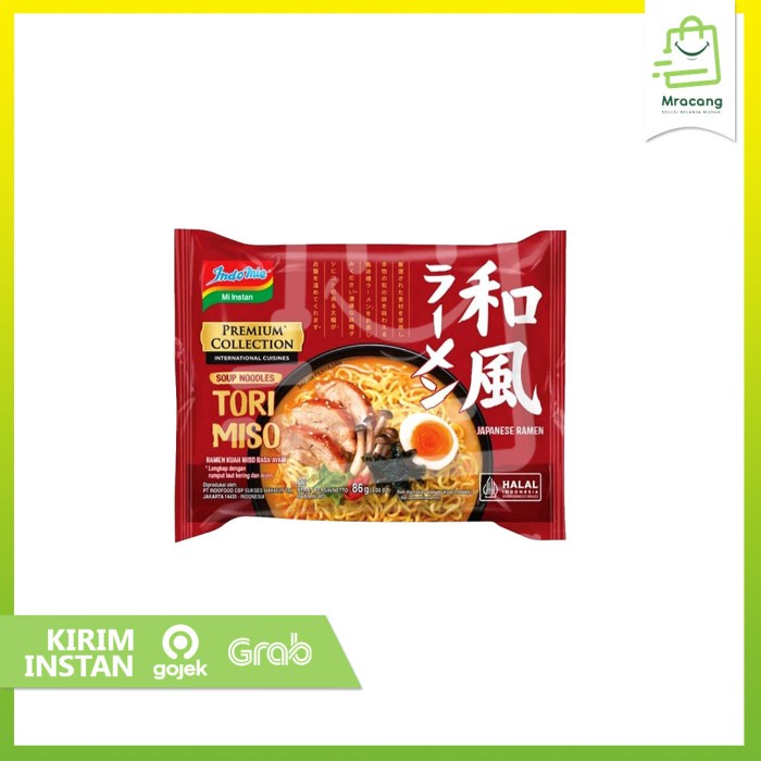 Indomie Mie Instant Premium Japanese Tori Miso Ramen