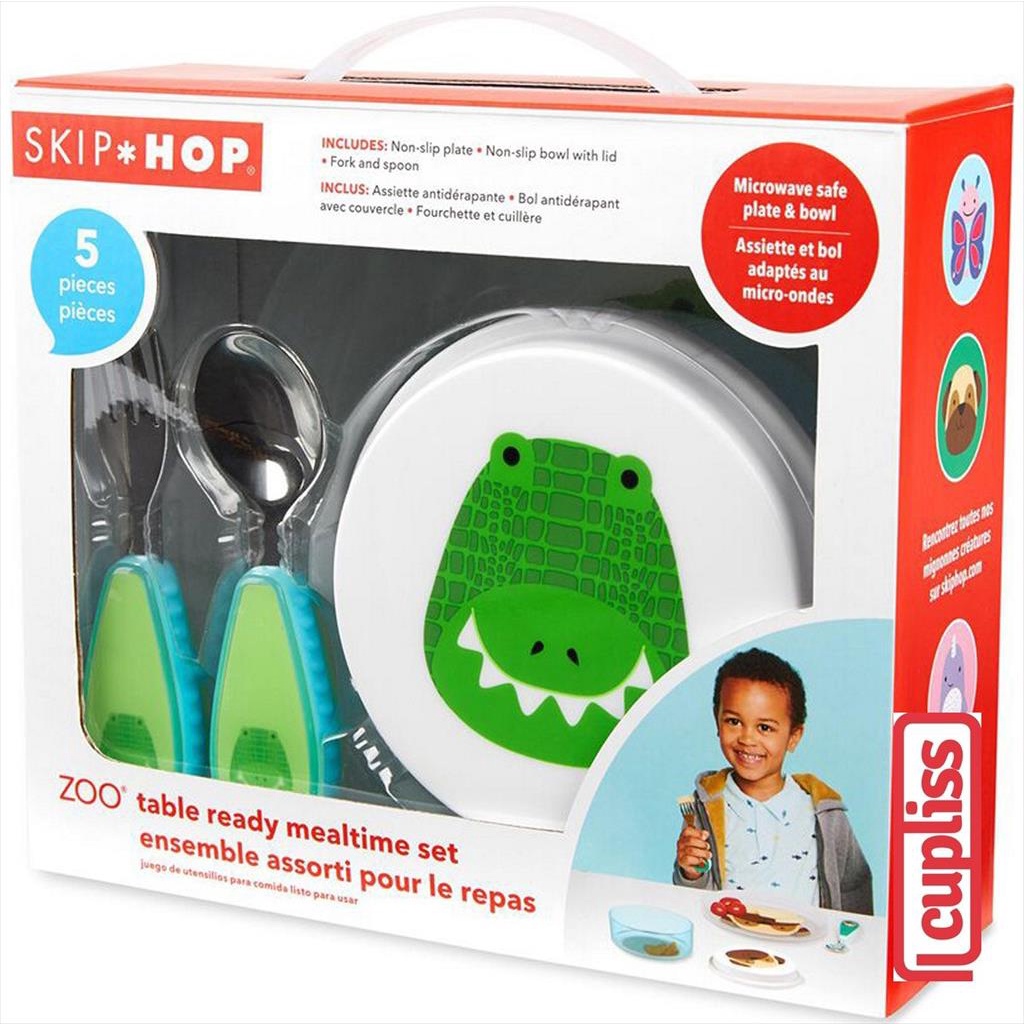 Skip Hop Zoo Table Ready Set Mealtime 133247 Crocodile