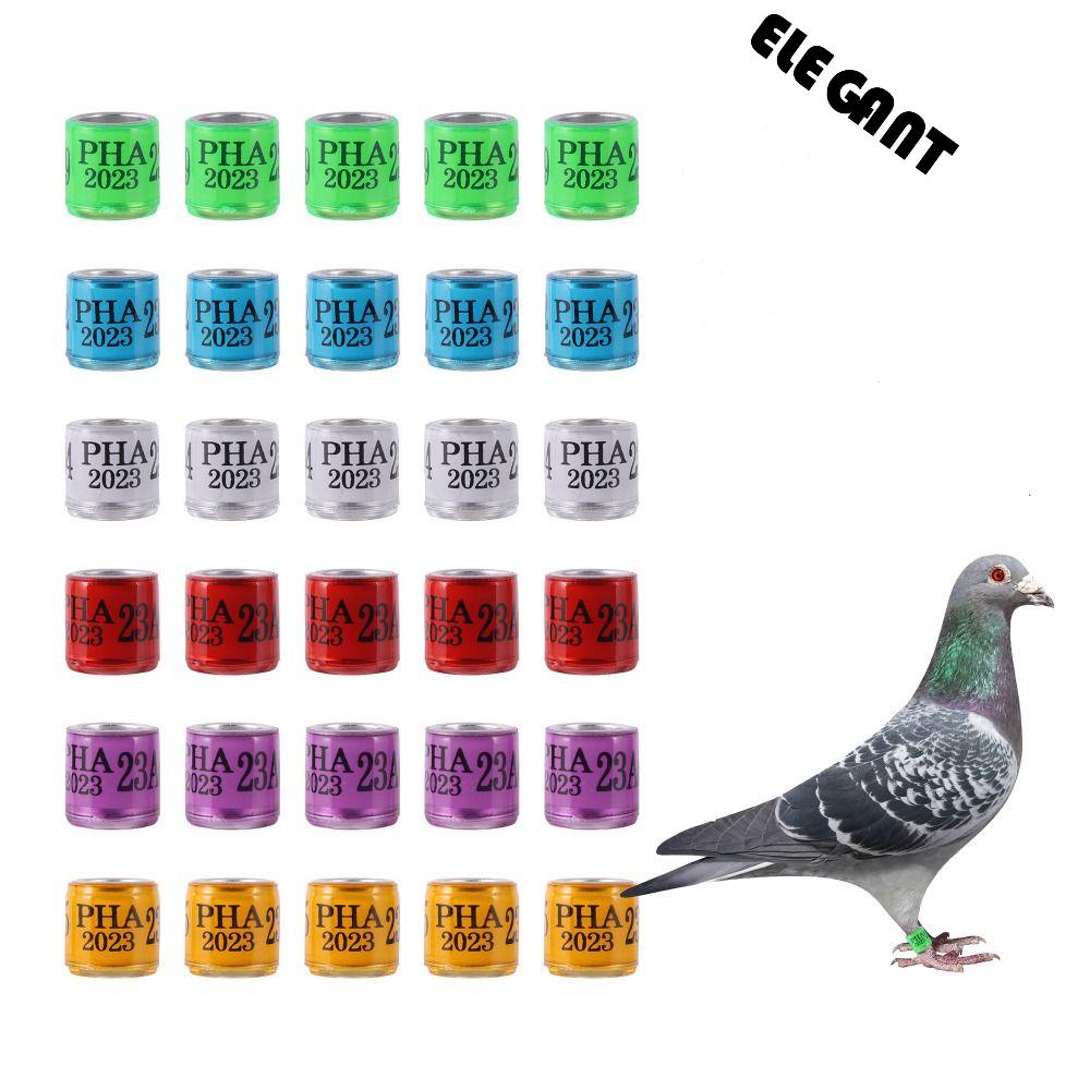 [Elegan] Cincin Kaki Burung Merpati 8mm Kualitas Tinggi Dengan Firman Tahan Lama Multicolor Marking Bird Supplies