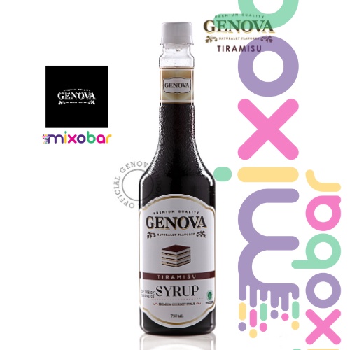 

Genova Syrup Tiramisu 750ml l Sirup Minuman