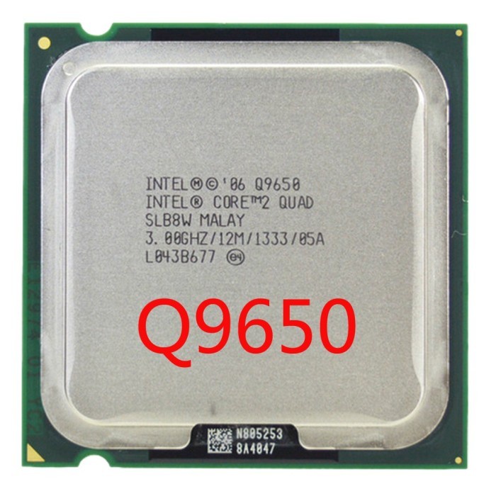 Jual PROCESSOR INTEL QUAD CORE  Q9650 Q9550  Q9500 Q9400 Q8400 Q8300 Q6700 Q6600 For Motherboard G31