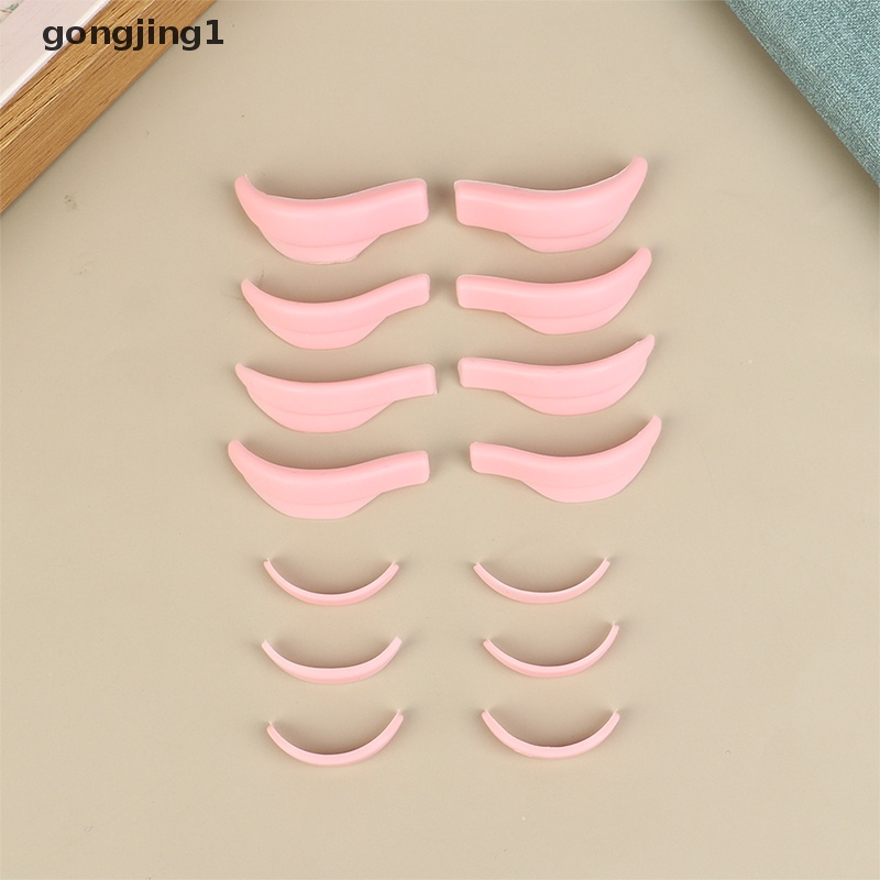 Ggg 7pasang Penjepit Bulu Mata Silicone Eyelash Perming Shield Pads Alat Makeup ID