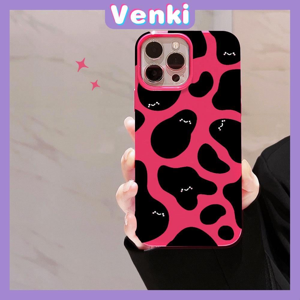 VENKI - For iPhone 11 iPhone Case Red Glossy TPU Soft Case Shockproof Protection Camera Cartoon Smiley face Compatible with iPhone 14 13 Pro max 12 Pro Max xr xs max 7Plus 8Plus