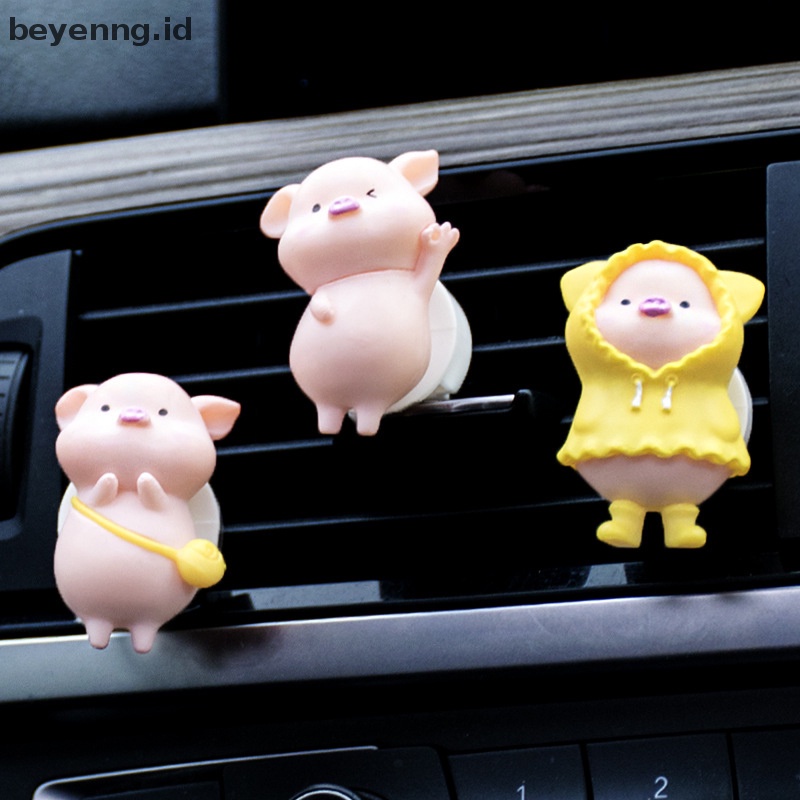 Beyen Cute Pig Pengharum Ruangan Mobil Ac Outlet Dekorasi Interior Mobil Klip Clip Aksesoris ID