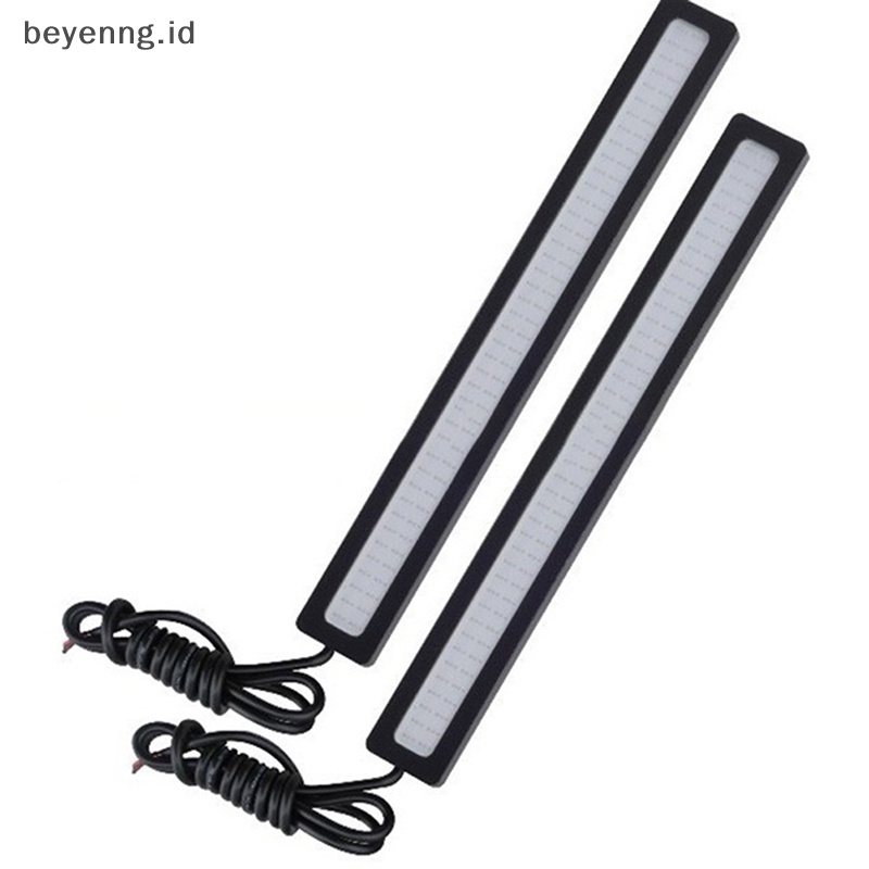 Beyen Biru Lampu LED COB Mobil Super Terang DRL Fog Driving Lamp Waterproof DC 12V 17CM  Id