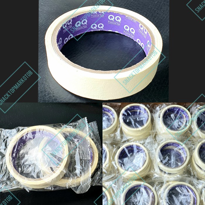 

QQ Lakban Kertas 1 Inch 12 Yard Premium Tape