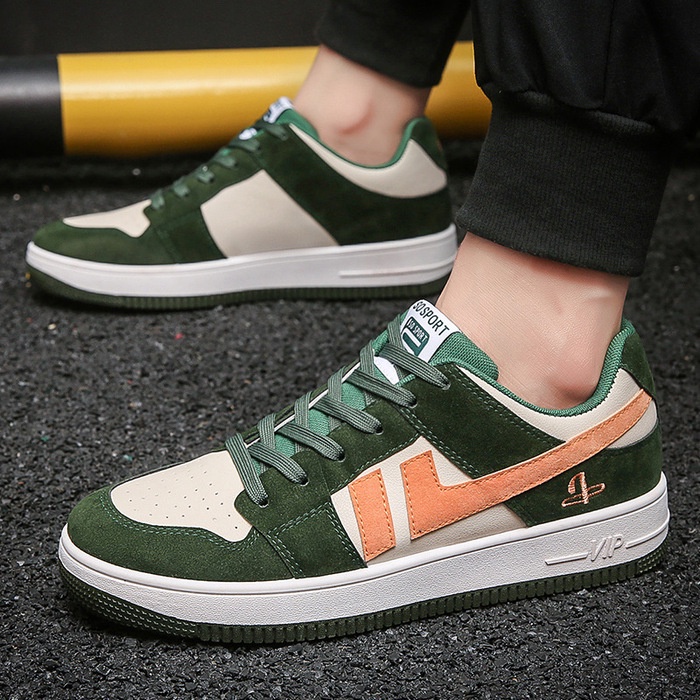 Sepatu Sneakers Pria 01168420 Men's Thick-Soled Height-Increasing Board Shoes