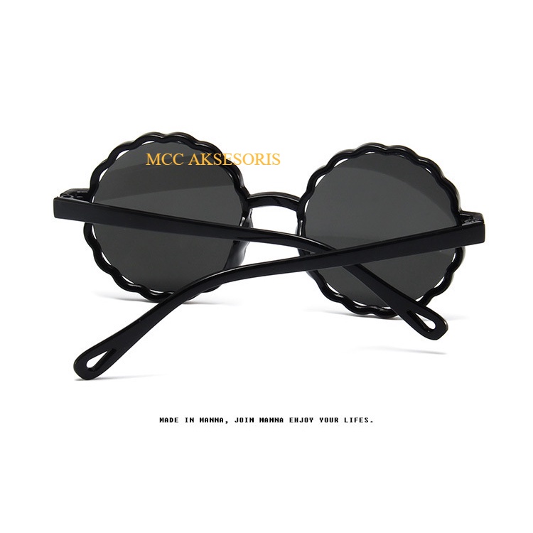 Kacamata Anak 6623 Kaca Mata Hitam Anak Model Bulat Gelombang High Quality Kids Sunglasses Kaca Mata Murah Import