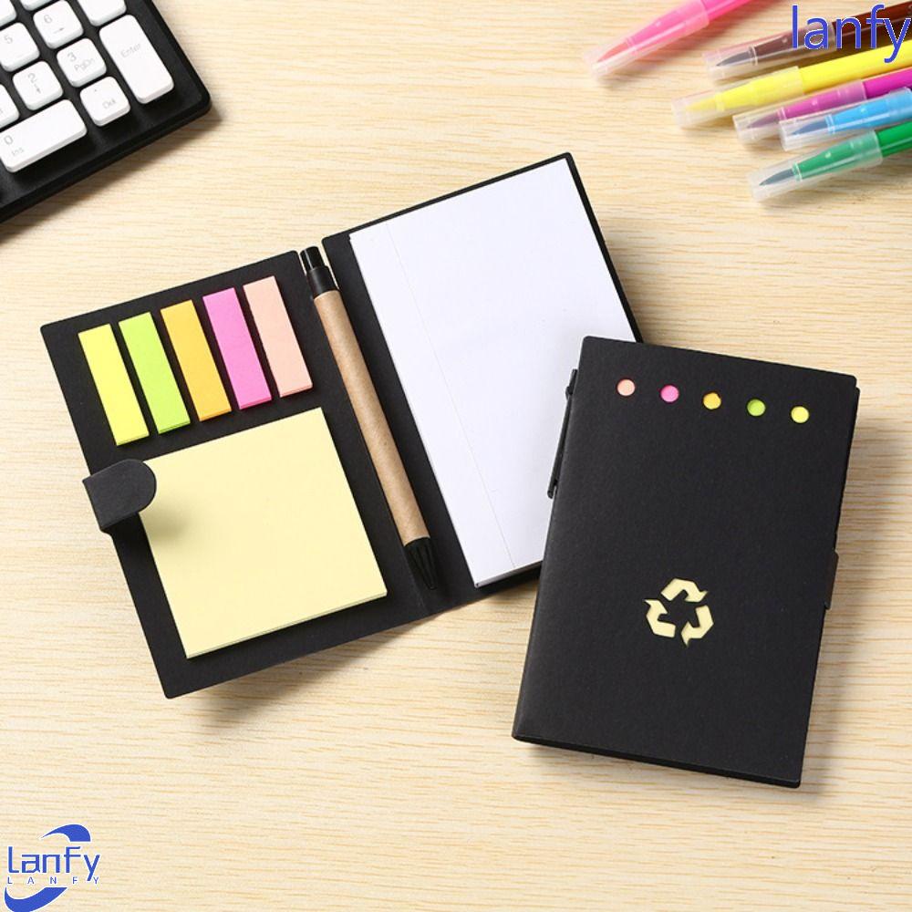 Lanfy Sticky Notes Paper Set DIY Tulisan Student N Times Sticky Keypoints Marker Diary Planner Stiker Diposting Sticky Notes To Do List Labels Label Perekat
