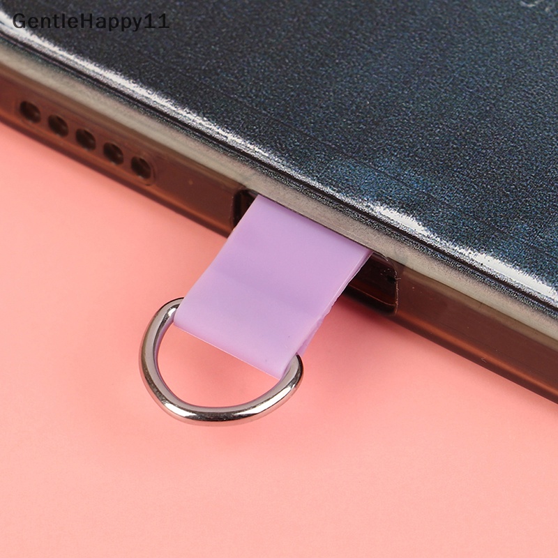 Gentlehappy Universal Ponsel Lanyard Kartu Paking Kalung Klip Snap Cord Tali Patch id