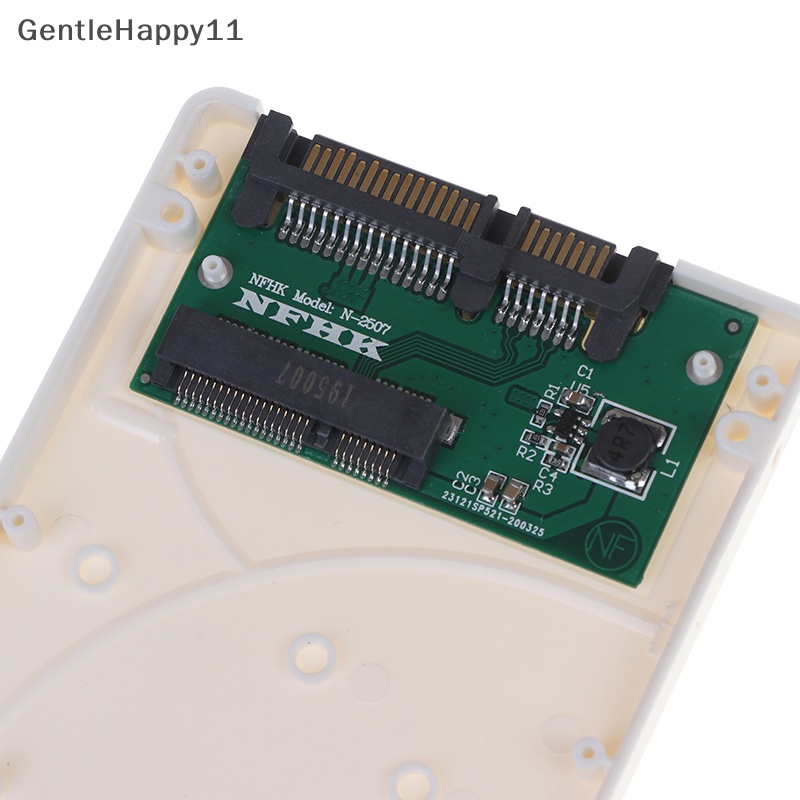 Gentlehappy Mini pcie msata adapter ssd to 2.5 inch sata3 adapter card Dengan case sata adapte id