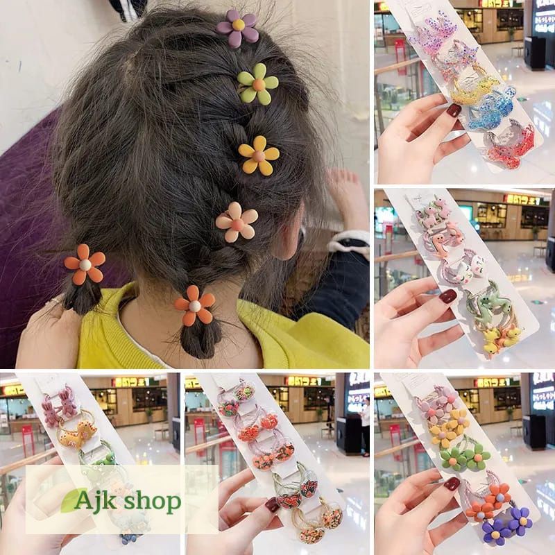 Set Ikat Rambut 10Pcs/Pack Hairbands Children Ikat Rambut Anak Perempuan Lucu